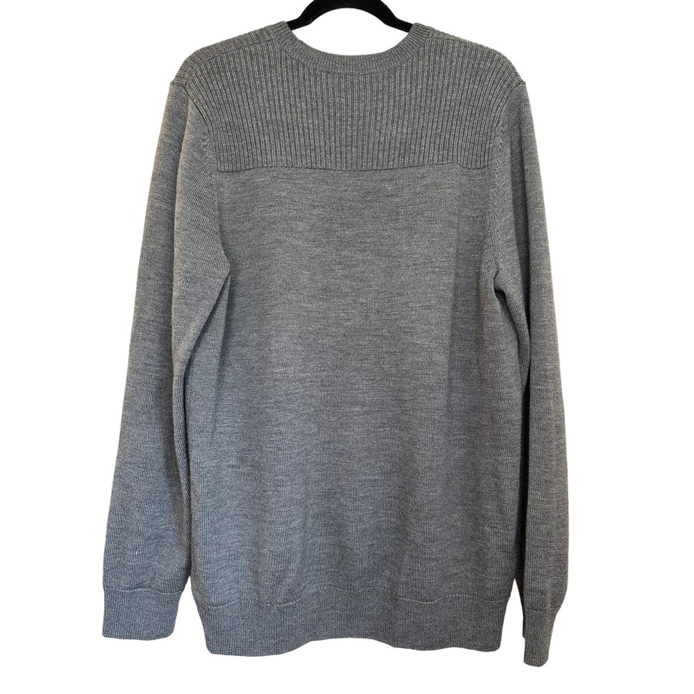 Everlane Men's Gray Wool Crew Neck Sweater sz XL Excellent Condition!